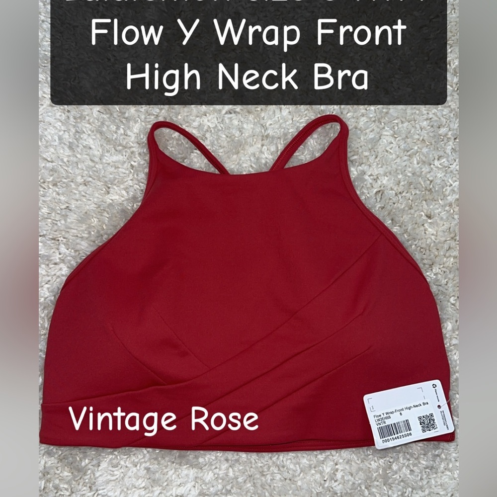 lululemon athletica High Neck Bra in Vintage Rose